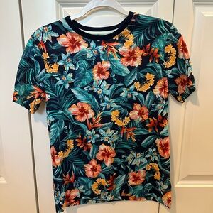 Old Navy Floral Short Sleeve Tee - Multicolor